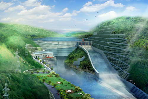 大田老挝南塔河1号水电站项目